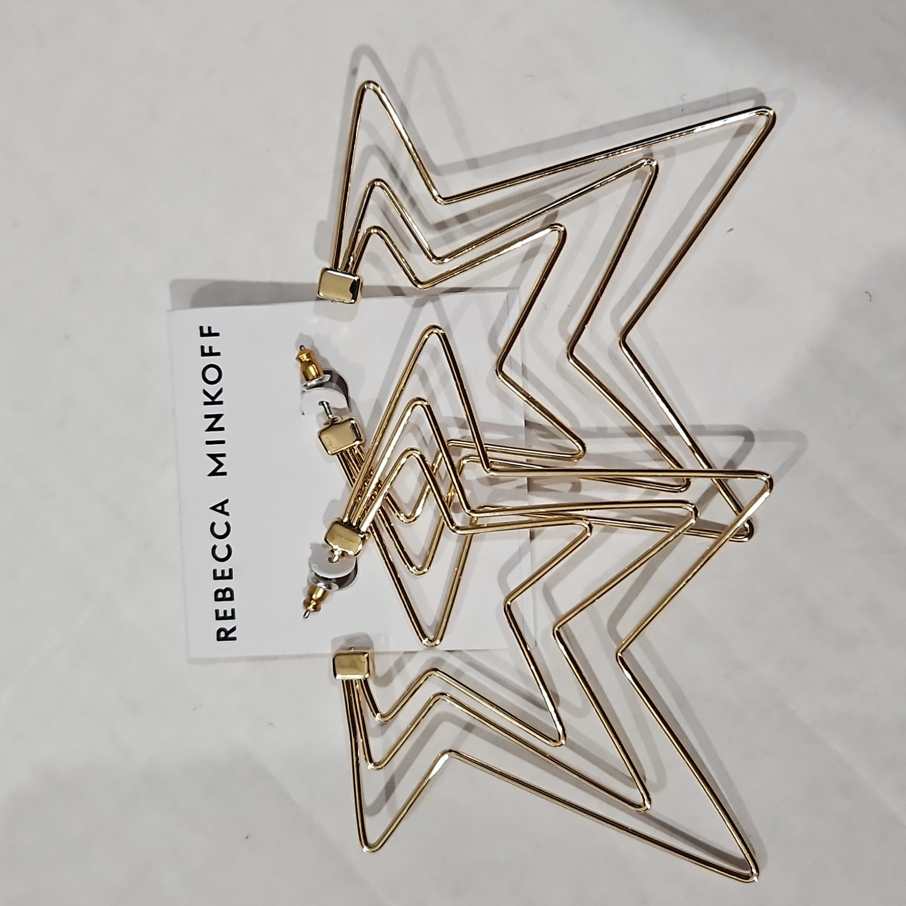 Rebecca Minkoff Gold Star Earrings 45$